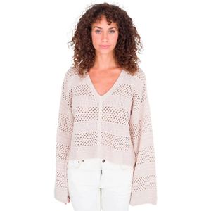 Hurley - Easy Times - Gebreide Trui - Lichtgrijs - Katoen