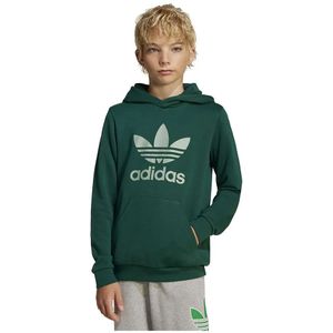 adidas - Trefoil Hoodie - Grijs - Katoen/Polyester