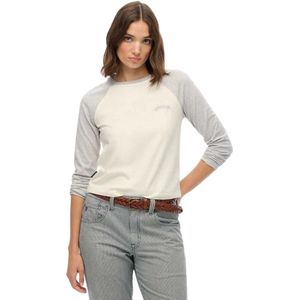 Superdry - Essential Logo Baseball T-shirt - Lange Mouwen