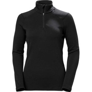 Ondershirt Helly Hansen Women Lifa Merino Midweight 1/2 Zip Black