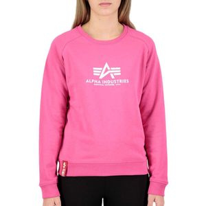 Alpha Industries New Basic Sweatshirt Roze M Vrouw
