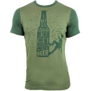 Jeanstrack Climb & Beer T-shirt Met Korte Mouwen
