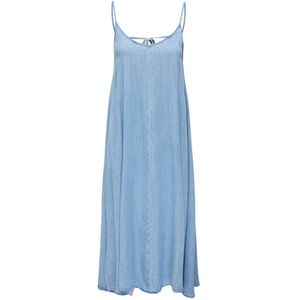 Only Laia Sl String Sleveless Long Dress Blauw L Vrouw
