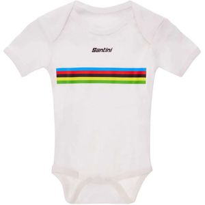 Santini World Champion 2025 Body Met Korte Mouwen