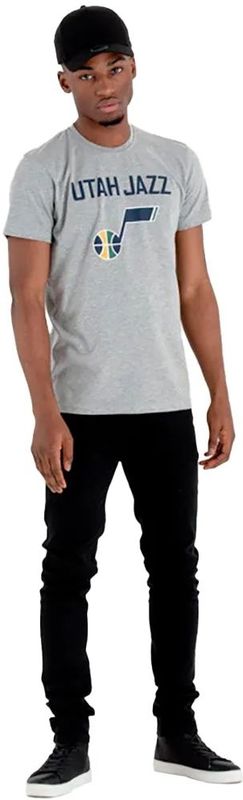 New Era - T-shirt - Zwart - Utah Jazz NBA