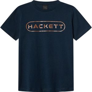 Hackett Londonvoor jongens. HK5000011 Essentieel T-shirt marine (5Años= 109cm), Casual, Katoen, Korte mouwen, Marineblauw, kinderkleding