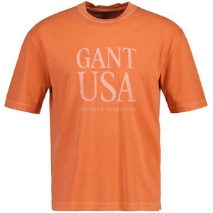 Gant Usa De Sunfaded T-shirt Met Korte Mouwen