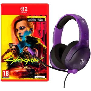 Shine Star Switch 2 Cyberpunk 2077 Ultimate Edition + Airlite Fit-headset