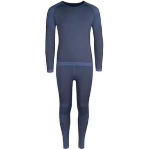 Trollkids - Hemsedal - Basislaag Set - Blauw - 140 cm - Jongens, Meisjes
