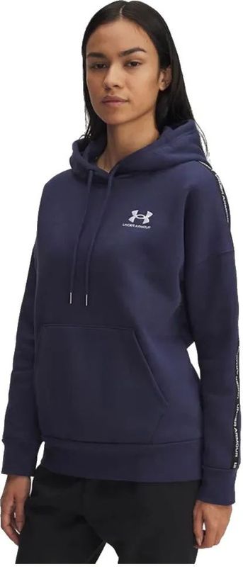 Under Armour - Icon Fleece Taped Hoodie - Oversized - Katoenmix