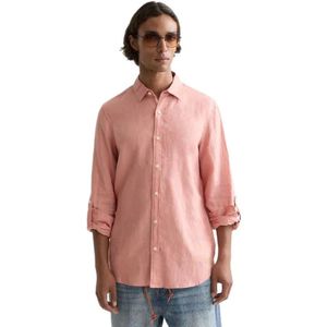Scotch & Soda Seasonal Core 182346 Linen Regular Fit Overhemd Met Lange Mouwen