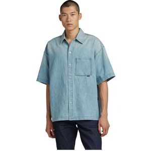 G-star D23095-d303 Boxy Fit Short Sleeve Shirt Blauw 2XL Man