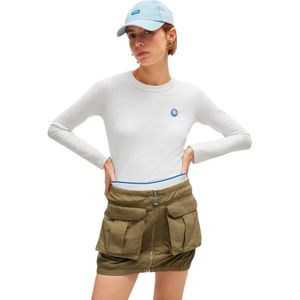 HUGO - Daliria - T-shirt - Blauw - Katoen