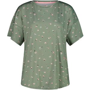 Cmp - 34N7996P - T-shirt - Met Korte Mouwen - Stretch Mesh - Bloemenpatroon