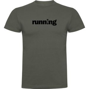 Kruskis Word Running Short Sleeve T-shirt Groen 3XL Man