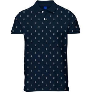 JACK & JONES - JORCOLLECT - Poloshirt - Navy Blazer - Katoen