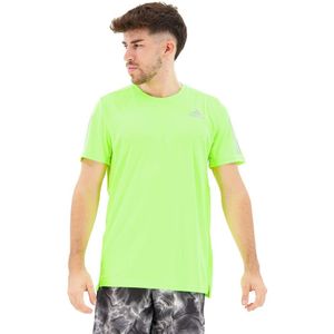 Adidas Own The Run Short Sleeve T-shirt Geel M Man