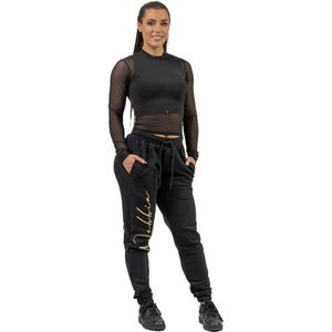 Nebbia Mesh Intense Sheer Gold T-shirt Met Lange Mouwen