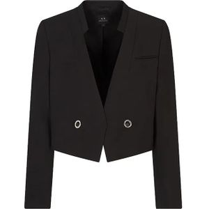 AIX Armani Exchange - XW000852AF16158UC001 - Blazer Spencer - Zwart - Polyester