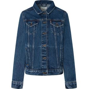 Pepe Jeans Pl402432 Regular Fit Denim Jacket Blauw M Vrouw
