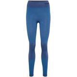 Hummel - hmlCLEA Seamless Mid Waist Tights - Legging - Zwart - Halfhoge Taille