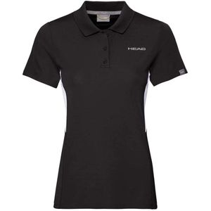 Head Racket Club Tech Korte Mouw Poloshirt Zwart XS Vrouw