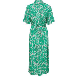 Yas Lefira Short Sleeve Long Dress Groen 2XL Vrouw