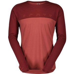 Scott Defined Merino Long Sleeve T-shirt Rood 2XL Man