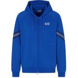 EA7 - Train 7 Lines M Hoodie Fz Tape - Hoodie - Blauw - Casual - Katoen