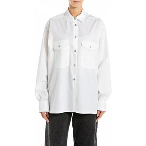 Replay W2365.000.85374 Overhemd Met Lange Mouwen