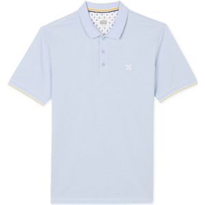 Oxbow Nicoes Essential Piqué Short Sleeve Polo Blauw S Man