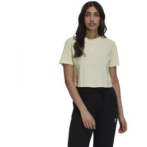 Adidas Originals Cropped Short Sleeve T-shirt Groen 34 Vrouw