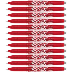 Pilot Pack 12 Frixion Ball Rood
