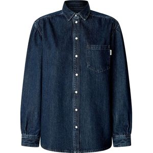 Pepe Jeans Miley Denim Relaxed Overhemd Met Lange Mouwen