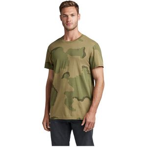 G-star Desert Camo Short Sleeve T-shirt Groen 2XL Man