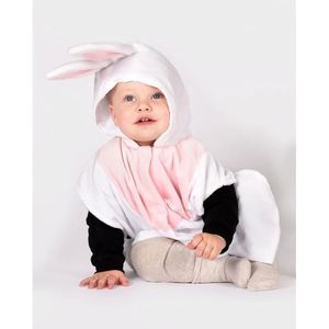 Den Goda Fen - Verkleedkledij - Witte Cape - 86-104cm - 1-4 jaar