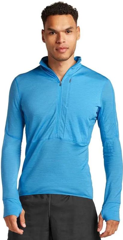 Icebreaker Merino 200 Realfleece Descender Sweatshirt Met Halve Rits