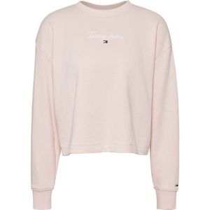 Tommy Jeans Rlx Essential Logo 1 Sweatshirt Roze M Vrouw