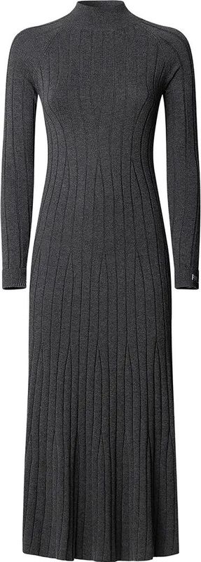 Pepe Jeans - PL9537749 Carla - Jurk - Zwart - Casual - Katoen - Lange Mouwen