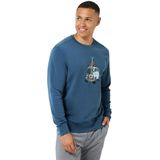 Super.natural - M CARSKI CREW - Sweatshirt - Zwart - Wool Super Brush