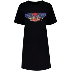 Superdry T-shirt Jersey Short Dress Zwart S Vrouw