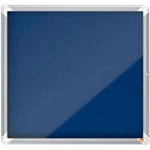Nobo Premium Plus 6xa4 Sheets Felt Interior Display Case Blauw