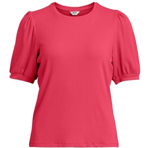 Object Jamie Short Sleeve T-shirt Roze S Vrouw