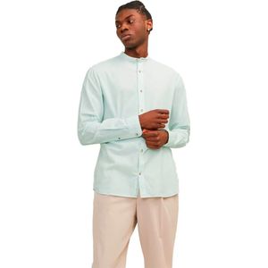 Jack & Jones Summer Band Linen Overhemd Met Lange Mouwen