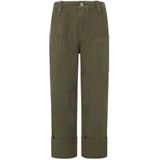 Pepe Jeans - PL211774 Anais - Cargobroek - Groen - Casual - Katoen