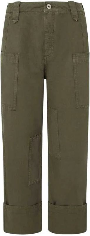 Pepe Jeans - PL211774 Anais - Cargobroek - Groen - Casual - Katoen