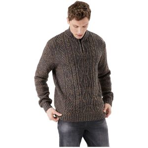 Garcia I31247 Half Zip Sweater Bruin M Man