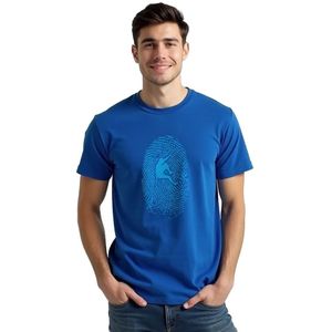 Kruskis Climber Fingerprint T-shirt Met Korte Mouwen