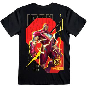 Heroes Inc Marvel Rivals Iron Man T-shirt Met Korte Mouwen