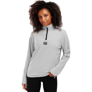 Siroko Limestone Fleece Met Halve Rits